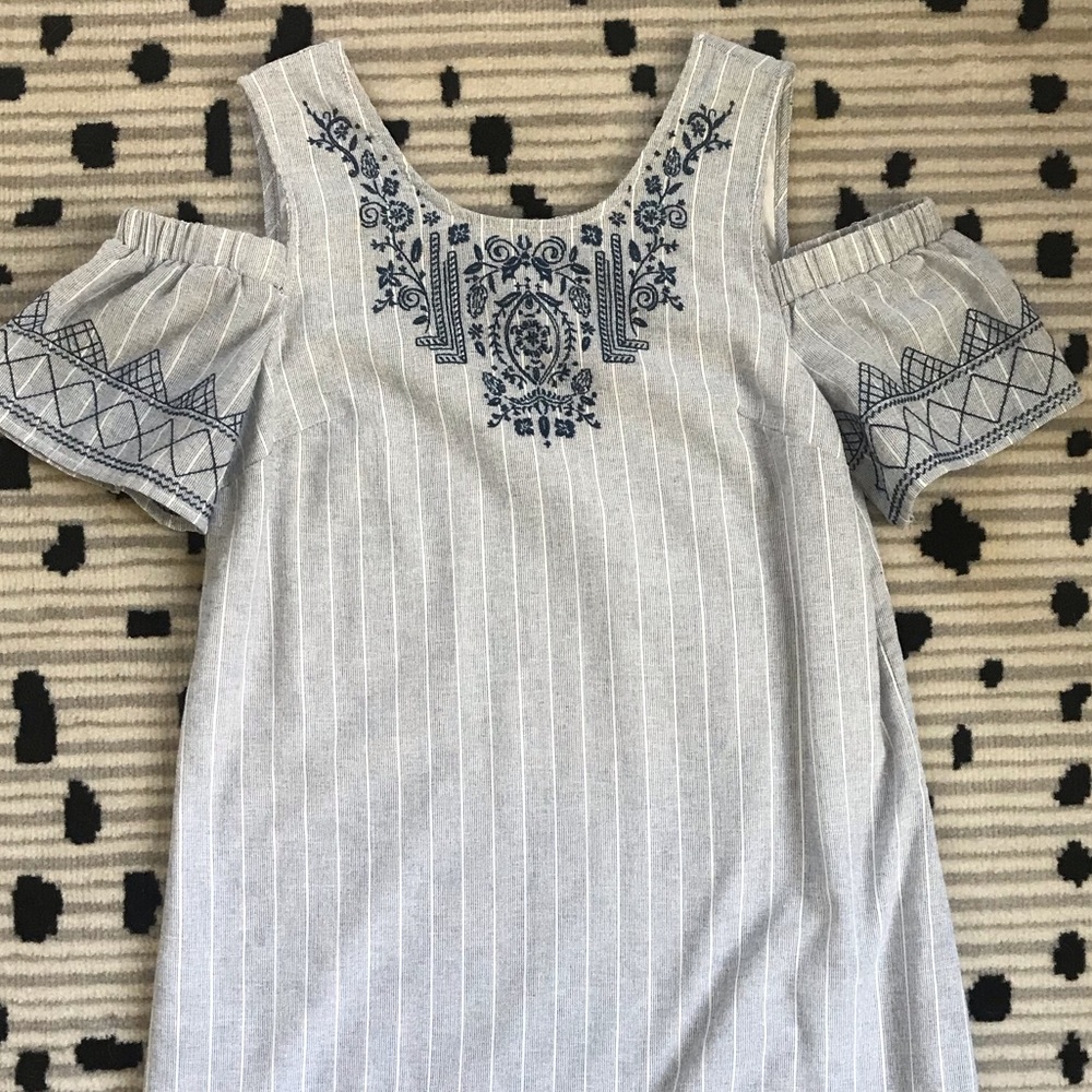 Cold shoulder dress